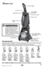 Page 5www.bissell.com 
Product view
5
Quick Release™  
Cord Wrap
Power Cord
Spray Trigger
WARNING: To reduce the risk of fire and 
 
electric shock due to internal 
component damage, use only 
BISSELL cleaning formulas 
intended for use with the deep 
cleaner.  Non-BISSELL cleaning 
formulas may harm the machine 
and void the warranty.
Large, Easy-To-
Maneuver Wheels
Ready-to-Use 
Hose
Hose Secure Latch
Handle Release Power Switch
2-in-1 Water Tank
™ 
 
Includes built in formula   
measuring cup
Cord Clip...