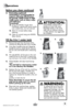 Page 9www.bissell.com 9
Operations
Before you clean continued
5. Pretreating (optional)
Pretreating is recommended to 
improve cleaning effectiveness   
for	 heavily	 soiled	carpet	 in	high 	
traffic	 areas	such	as	entry	 ways	
and	 hallways.
To pretreat: A.  Using the BISSELL Tough Stain  
Precleaner, generously spray evenly 
over soiled area, do not overwet.
B.  Wait 3-5 minutes before deep   
cleaning.
C.  Clean as normal using your BISSELL 
deep cleaner.
Fill	 the	 2-in-1	 water	tank
1. Remove the tank...