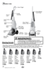 Page 4www.bissell.com 4
Product view
Spray TriggerClean Water/
Solution Tank Wheels
Power 
Switch Detent 
Lever
Quick Release 
Cord Wrap
™
Power 
Cord
Lower Cord 
Wrap
Handle 
Assembly
Upper 
Body Lower 
Body Vent Cover 
(Containing 
Foam Filter)
Collection 
Tank Collection 
Tank Latch
Removable 
Nozzle
W aRning:   To reduce the risk of fire and electric shock due to internal   
component damage, use only BISSELL cleaning formlas intended 
for use with the deep cleaner. Non-BISSELL cleaning formulas   
may...
