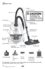 Page 4www.bissell.com 4
Product view
CAUTION:  Do not plug in your 
vacuum cleaner until 
you are familiar with all 
instructions and operating 
procedures.
*The Filter Media, not the vacuum as a whole, complies with the High Efficiency Particulate 
Air (HEPA) filter specification (EN 1822-1:2009). Handle
Telescoping 
Extension Wand
Air Flow Regulator
Automatic Cord  
Rewind Butto
n
Brush SwitchPet Hair Lifter
Power Button
Bag Change  
Indicato
r
Variable Suction 
Power Control
Post-Motor  
HEPA Media Filter*...