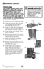 Page 12www.bissell.com 
Maintenance and care
12
clearing clogs
low suction or poor pickup may 
be due to a clog in the vacuum 
cleaner. if you notice a change in 
the sound of the motor or a  
reduction in the spinning action in 
the dirt container, check for a clog.
if there is no suction or if suction is 
reduced at the hose, follow these 
steps to check for and clear the clog:
1. Turn power switch off.
2.  Unplug vacuum from electrical outlet.
3.  Check the pre-motor filter and clean 
as necessary (see...