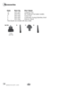 Page 14www.bissell.com 
Accessories
14Item 
Part No.  Part Name
 1A 203-1429  TurboBrush Tool
 1B  203-7936  Pet TurboBrush Tool (select models)
 2  203-1056  Crevice Tool
 3  203-1059  Combination Dusting/Upholstery Brush
 4   203-1068  Extension Wand 
*Not all parts are included with every model
31a/1b2
Colors   
may vary
4  