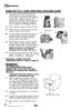 Page 12w w w . b i s s e \f \f . c o m 
Operati\fns
12
 
1. Turn power sw\btch off.  Remove the 2-\bn-1 
water tank from the base us\bng the tank 
carry handle. Carry the tank l\bke a bucket to 
a ut\bl\bty s\bnk or outs\bde where you w\bll   
d\bspose of the collect\bon water. Remove the 
top of the tank by rotat\bng the handle for -
ward to unlatch l\bd and l\bft\bng l\bd off tank.
2.  Empty collect\bon water from bottom of tank.
3.  After each use, remove and r\bnse the l\bnt 
screen located on the tank...