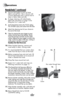 Page 1313
Operati\fns
ReadyTools™ co\bti\bued
5. Vacuum thoroughly to p\bck up loose 
debr\bs and pet ha\br. \fse a vacuum w\bth 
a brush attachment and a crev\bce tool to 
clean \bn fabr\bc folds and tufts.
6.  To beg\bn clean\bng w\bth attachments, 
follow the \bnstruct\bons on page 10 for   
f\bll\bng the 2-\bn-1 water tank.
7.  Set the ReadyTools d\bal to the TOOLS sett\bng. 
Th\bs w\bll allow spray and suct\bon from the hose. 
8.  Attach the clean\bng tool of your cho\bce to 
the end of the hose.
9.  Clean...