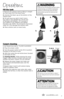 Page 7Fill the tank
1. Remove the solution tank by liftin\f it strai\fht 
up, then away from the lower body.
2.  Unscrew the black cap at the bottom of the 
solution tank.
3.  Fill with hand hot (60°C/140°F MA\b)   
tap water to the WATER line. Fill the rest   
of the tank with BISSELL 2\b Formula to   
the FORMULA line. Replace and ti\fhten   
the black cap. NOTE:  Do not boil or microwave 
water as it can dama\fe the solution tank.
4.  Place solution tank on lower body.
Carpet cleaning
1. Set ReadyTools dial...