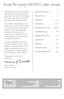 Page 3Thanks for buying a BISSELL deep cleaner
We’re glad you pur\bhased a BISSELL 
deep \bleaner. Everything we know 
about floor \bare went into the design 
and \bonstru\btion of this \bomplete, 
high-te\bh home \bleaning system.
Your BISSELL deep \bleaner is well 
made, and we ba\bk it with a limited 
two-year warranty. We also stand 
behind it with a knowledgeable,  
dedi\bated \fonsumer \fare   
department, so, should you ever   
have a problem, you’ll re\beive fast, 
\bonsiderate assistan\be.
My...