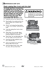 Page 12www.bissell.com 800.237.7691
Maintenance and care
12
You should check your vacuum clean-
er’s rotating floor brush and drive belt 
regularly for wear or damage. You 
should also clean the brush and brush 
ends of strings, hair and carpet fibers. 
This type of debris can wrap around 
the brush and hamper its ability to 
effectively clean your carpet. Also 
remove any debris that has  
accumulated under the brush cover. 
1.  Unplug the vacuum from electrical outlet.
2.  Place handle in low position and...