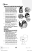 Page 1212www.bissell.com 800.237.7691
Operation
 
1. Turn power switch off.  Remove the 2-in-1 water 
tank from the base using the tank carry handle. 
Carry the tank like a bucket to a utility sink or   
outside where you will dispose of the collection 
water. Remove the top of the tank by rotating the 
handle forward to unlatch lid and lifting lid off tank.
2.  Empty collection water from bottom of tank.
3.  After each use, remove and rinse the lint 
screen located on the tank lid. 
4.  If nozzle needs to be...