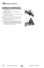 Page 1212
Maintenance and Care
TurboBrush® Tool Maintenance
1. Turn power OFF. Unplug vacuum cord from 
electrical outlet.
2. Remove tool from hose or from clip on 
vacuum handle.
3. Twist collar so opening is at the top and lift 
clear cover to remove.
4. Remove brush from belt and clean debris. 
5. Replace brush inside belt and place ends 
into slots on the sides.
6. Reposition top cover making sure to line 
up inside tab at the front with the opening 
on the cover. Twist collar until opening is at 
the...