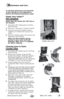 Page 99
Maintenance and Care
To maximize performance and extend life 
of your vacuum it is very important to 
perform the following maintenance steps. 
Empty Easy Empty™  
Dirt Container
Empty when dirt reaches the “Full” line on 
the container
1. Turn power OFF. Unplug power cord from 
electrical outlet.
2. Slide Lock ‘n Seal lever to “Unlock” position.  
3. Grasp dirt cup portion handle and pull 
straight out to remove from vacuum and 
empty. 
4. Place dirt container back in the vacuum and 
slide lever to...