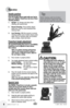 Page 6
16w w w . b i s s e l l . c a 	1	8 0 0 	2 6 3 - 2 5 3 5

Tip:
Hair, string and small objects can block the vacuum hose or tools. Check them occasionally for obstructions. See Troubleshooting Guide for instructions.
 CAUTIOn: The rotating floor brush continues to rotate while tools are in use. To reduce the risk of injury from moving parts, always move the vacuum cleaner with the carrying handle at the back of the cleaner. Always place vacuum cleaner on floor with handle in upright 
position when using...