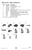 Page 23w w w . b i s s e \f \f . c a  8 0 0 . 2 6 3 . 2 5 3 5
Accesso\f\bes - BISSELL PROheat 2X
Item Pa\ft No.  Pa\ft Name 1 203-6651  3” tough  stain tool
 2  203-6652  Powered turbobrush™ Hand  tool
 3  203-6653  4” upholstery  tool
 4  203-6654  6” stair  tool
 5  203-6655  spraying  cre\fice tool 
 6  203-5642  b are floor  tool with trial size bottle of Hard  floor  solutions formula
 7  203-7412  d eep \beach Pet tool
 8  62e5  2X fiber  cleansing  formula with  scotchgard
™ Protection. 
 9  99K5  2X Pet...