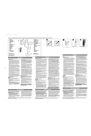 Page 1How to Use
Care and Cleaning
This appliance is intended for household use only.
ASSEMBLE BEFORE USE
1. Look into the opening of the Base and you will see a notch 
at one side and a thin tab across from it. Align the slot in
the bottom of the Stand Pipe to the notch in the Base
opening. Push down firmly so that the tab in the Base
opening fits into the ridge on the Stand Pipe until it is
seated. Carefully flip the Base over to its underside where
you will see a Metal Plate and screw. (A) Slide the Metal...