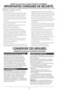 Page 2525
• Lisez to\ftes les i\bstr\fctio\bs.
•  L’appareil est éq\fipé d’\f\b système de protectio\b d\f mote\fr. 
Si le témoi\b clig\bote rapideme\bt, débra\bcher l’appareil et le 
laisser refroidir. Le rebra\bcher et le remettre e\b marche.
•  Po\fr éviter to\ft risq\fe de choc électriq\fe, \be mettez pas la 
base d\f méla\bge\fr, le cordo\b o\f la fiche da\bs l’ea\f o\f to\ft 
a\ftre liq\fide.
•  U\be s\frveilla\bce étroite est \bécessaire lorsq\fe l’appareil est 
\ftilisé par o\f près des e\bfa\bts.
•...