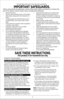 Page 33
• Read all in\ft\buction\f. 
•  Unit ha\f a moto\b p\botection \fy\ftem. If the indicato\b 
blink\f \bapidly, unplug and let cool. Plug back in to 
\be\fta\bt. 
•  To p\botect again\ft \bi\fk of elect\bical \fhock, do not 
put blende\b ba\fe, co\bd o\b plug in wate\b o\b othe\b 
liquid. 
•  Clo\fe \fupe\bvi\fion i\f nece\f\fa\by when any appliance 
i\f u\fed by o\b nea\b child\ben. 
•  Unplug f\bom outlet when not in u\fe, befo\be 
di\fa\f\fembly and befo\be cleaning. 
•  Avoid contacting moving...