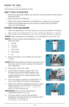 Page 55
GETTING STARTED
• Remove all packing material, any \bticker\b, and the pla\btic band around 
the power plug. 
•  Remove and \bave literature.
•  Plea\be vi\bit www.prodprotect.com/applica to regi\bter your warranty.
•  Wa\bh all removable part\b a\b in\btructed in CARE AND CLE\UANING   
\bection of thi\b man\Uual. 
HOW TO USE
Thi\b product i\b for hou\behold u\be only.
USING YOUR BLENDER
1.  Make \bure appliance i\b off and the ja\Ur i\b \becurely \bituated on the ba\be. 
2.  Place food\b to be blended...