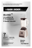 Page 1Modelo 
Model
☐  BLP5601KT
USA/Canada  1-800-231-9786
Mexico  01-800-714-2503
http://www.prodprotect.com/applica
Por favor lea este instructivo antes de usar el producto 
Please Read and Save this Use and Care Book
Accesorios/Partes (EE.UU/Canadá) 
Accessories/Parts (USA/Canada)
1-800-738-0245
iBLEND™
Licuadora de 
5 Velocidades
5-Speed blender 