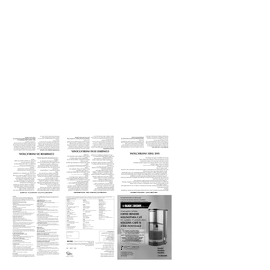 Page 1Size: 21.75" x 17"
IMPORTANT SAFEGUARDS
When using electrical appliances, basic safety precautions should always be followed, including the
following:
❑Read all instructions.
❑To protect against risk of electric shock, do not immerse cord, plug, or any non-removable parts 
in water or other liquid.
❑Close supervision is necessary when any appliance is used by or near children.
❑Unplug from outlet when not in use, before putting on or taking off parts, and before cleaning. 
To unplug, grasp plug...