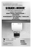 Page 1
Model 
Modèle
❑	CG800C
USA/Canada	 1-800-231-9786
www.prodprotect.com/applica
Accessories/Parts	(USA/Canada)
Accessoires/Pièces 	(É.-U./Canada
1-800-738-0245
Please	 Read	and	Save	 this	Use	 and	Care	 Book
Veuillez	 lire	et	conserver	 ce	guide	 d’entretien	 et	d’utilisation
™
†
U N D E R - T H E - C A B I N E T 
MINI  FOOD  PROCESSOR  / 
GRINDER
MINIROBOT  CU lINAIRE   / MOU lIN 
à  CAF é  
ACCROCHAB lE 