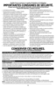 Page 1818
• Lire toutes les instructions.
•  Ne pas toucher aux surfaces chaudes. Prendre 
l’appareil par les poignées ou les boutons.
•  Afin d’éviter les risques d’incendie, de choc électrique 
et de blessures, ne pas immerger le cordon, la fiche 
ou l’appareil dans l’eau ou dans d’autres liquides.
•  Exercer une étroite surveillance lorsque l’appareil est utilisé 
à proximité d’un enfant ou que ce dernier s’en sert.
•  Débrancher l’appareil lorsqu’il n’est pas en marche et 
avant le nettoyage. Le laisser...