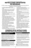 Page 1414
•  Lea todas las instrucciones antes de utilizar.
•  No toque las superficies calientes. Use las asas o las 
perillas. 
•  A fin de protegerse contra un incendio, descarga 
eléctrica y lesiones a las personas, no sumerja el 
cable, los enc\bufes ni el aparato en agua ni en 
ningún otro líquido.
•  Todo aparato eléctrico utilizado cerca de la 
presencia de los niños o por ellos mismos, requiere 
la supervisión de un adulto.
•  Desenc\bufe el aparato del tomacorriente cuando no 
esté en uso. 
•  Espere...
