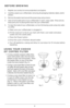 Page 66
BEFORE BREWING
1. Register your product at www.prodprotect.com/applica
2. Carefully unpack your coffeemaker, removing all packaging materials, labels, and/or 
stickers.
3. Remove the plastic band around the power plug using scissors.
\b. Clean all removable parts of your coffeemaker in warm, soapy water.  Rinse and dry 
these parts prior to placing them back into your coffeemaker. 
5. To clean the inside of your coffeemaker, run two full brewing cycles using only water, 
no coffee.  
a. Make sure your...