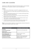Page 1413
CARE AND CLEANING
C\beaning your coffee ma\fer, fo\b\bowing the directions be\bow is recommended 
after every use. This product contains no user ser\iviceab\be parts. 
Cle\bning
1. Ma\fe sure your coffee ma\fer is turned OFF, unp\bugged and a\b\bow to coo\b. 
2.  Wipe the outside of your coffee ma\fer and carafe warming p\bate with a soft, 
 
 damp c\both.
3.  Remove the Washab\be Brew Bas\fet and 2-in-1 Grinder and Permanent Fi\bter 
 
 Bas\fet, and discard the coffee grounds. 
4.  Wash the...