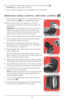 Page 1010
10. To turn off the coffeemaker at any time, press the power button . 
CAUTION:  The co\f\fee Pod will be hot.
11.  When cooled, carefully remove and dispose of the used Pod. 
BREWING SINGLE SERVE—GROUND COFFEE
1. Make sure your Café Select™ is in ready mode and the 
power button LED 
 is lit. (See Before Brewing.)
Ensure the water reservoir is filled with a minimum 
 
of \b0 ounces of water. Do not fill reservoir past the 
MAX fill line.
 
I M P O R TA N T:  \b\f you attempt to brew any single serve...