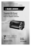 Page 1
Please Read and Save this Use and Care Book
Veuillez lire et conserver ce guide d’entretien et d’utilisation
Toaster-R-Oven™
Countertop Oven/Broiler
Four de comptoir-rôtissoire
USA/Canada 1-800-231-9786
www.applicaconsumerproductsinc.com
Accessories/Parts (USA/Canada)
Accessoires/Pièces (É.-U./Canada) 
1-800-738-0245
Model 
Modèle
❑ CTO649C 