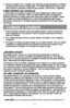 Page 88
5.  Para los modelos con la cuchilla corta adicional, puede introducirla o retirarla
de igual manera que la cuchilla larga.  La cuchilla adicional sirve para cortar
piña, peperoni, pequeños moldes de pan, papas, y otras frutas y vegetales.
COMO RETIRAR LAS CUCHILLAS
1.  Para retirar las cuchillas, el seguro de cierre TriggerGuard’, debe de estar
colocado sobre el interruptor “ON” y el cable debe de estar desconectado.
Oprima los botones a ambos lados del mango para soltar las cuchillas.  Sujete
las...