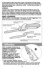 Page 10NOTE : La poignée caoutchoutée ne
comporte pas de caoutchouc naturel
ni de latex.  Les personnes
allergiques ou sensibles à ces 
produits peuvent s’en servir.
IMPORTANT : Lorsque l’interrupteur
de sûreté TriggerGuard
mcest en
position verrouillée, il est impossible
d’enfoncer l’interrupteur, même si le
couteau est branché (A).
1.  Avant la première utilisation, laver les
lames dans de l’eau chaude savonneuse ou au
lave-vaisselle.  Bien les rincer et les assécher.  Glisser le rivet de l’extrémité
d’une...