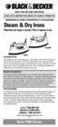 Page 1SAVE THIS USE AND CARE BOOK
LEASE ESTE INSTRUCTIVO ANTES DE USAR EL PRODUCTO
CONSERVER CE GUIDE D’ENTRETIEN ET D’UTILISATION
Steam & Dry Irons
Planchas de vapor y secas / Fers à vapeur à sec 
Série F300 Series 
?
U.S.A  1-800-231-9786
MEXICO 9-1-800-50833
CANADA  1-800-465-6070
http://www.blackanddecker.com
ENGSPAN.FRN.ENGSPAN.FRN.ENGSPAN.FRN.ENGSPAN.FRN.ENGSPAN.FRN.ENGSPAN.FRN.ENGSPAN.FRN.
POLARIZED PLUG
This appliance has a polarized plug—one blade is wider than the other. To
reduce the risk of...