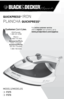 Page 1
ModelS/ModeloS
❍	F975
❍	F976
QUICKPRESS® IRON
PLANCHA QUICKPRESS®
For	online customer service  
and	to	
register 	your	product,	go	to 
www.prodprotect.com/applica
CustomerCare Line:	
USA/Canada	
1-800-231-9786
Mexico	
01-800	714-2503
Accessories/Parts  (USA	/	Canada)	
Accesorios/Partes (ee.UU	/	Canadá)	
1-800-738-0245 