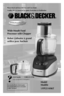 Page 1
Model
Modèle
❑	FP2510SKT
Please	Read	and	Save	 this	Use	 and	Care	 Book
Veuillez	 lire	et	conserver	 ce	guide	 d’entretien	 et	d’utilisation
Wide-Mouth 	Food	
Processor 	with 	Chopper
Robot	 culinaire	 à	grand	
orifice	 avec	hachoir
USA/Canada	 1-800-231-9786
www.prodprotect.com/applica
Accessories/Parts	(USA/Canada)
Accessoires/Pièces	(É.-U./Canada)	
1-800-738-0245
™PROFESSIONAL SERIES 