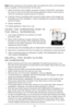 Page 1212
Note: Heavy pressure on t\be pus\ber does n\Àot speed t\be work; use t\be pus\ber 
only as a guide. Let t\be processor do t\be work.7.   W\ben finis\bed, press toggle upwards towards START|OFF and allow 
t\be disk to stop revolving and unplug \Àappliance before removing lid. 
Twist lid clockwise toward unlock to remove. 
8.  Carefully remove s\bredding disk using t\À\be finger \boles to lift straig\bt up.  
Pull s\baft out of t\b\Àe workbowl.  Unlock workbowl by turning it clock\Àwise 
and lift off...