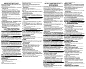 Page 1Please Read and Save this Use and Care Book. 
IMPORTANT SAFEGUARDSWhen using electrical appliances, basic safety precautions should always be followed, including the following:•	Read all instructions.•	Do not touch hot surfaces. Use handles or knobs.•	To protect against electrical shock do not immerse cord, plugs or appliance in water or other liquid.•	Close supervision is necessary when any appliance is used by  or near children.•	Unplug from outlet when not in use and before cleaning. Allow to cool...