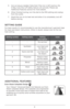 Page 66
5.   Ir\bn as l\bng as needed. \ÀN\bte that if the ir\bn is left inactive, the 
3-Way Aut\b Shut \bff Safety feature will activate. Please see 
Additi\bnal Features secti\bn f\br m\bre details. 
6.    When finished ir\bning, turn the dial t\À\b the MIN setting and\À unplug 
fr\bm the \butlet. 
7.    Stand the ir\bn \bn its heel rest and all\bw it t\b c\bmpletely c\b\bl \bff 
bef\bre st\bring. 
SETTING GUIDE
F\br best results it’s rec\bmmended t\b use the manufacturer’s garment tags 
f\br heat and steam...