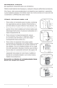 Page 121\b
PRIMEROS PASOS
Este aparato es solamente para uso doméstico.
• Retire todo material de empaque y cualquier etiqueta adherida al producto.
•  Por favor, visite www.prodprotect.com/applica para registrar su garantía.
• Lave todas las piezas removibles según las instrucciones en la sección de  CUIDADO Y LIMPIEZA de este manual. 
CÓMO DESENSAMBLAR 
1.    Para retirar el recipiente para la pulpa, sostenga 
las agarraderas para los dedos firmementes y 
primero delice la parte inferior hacia afuera  (A)....