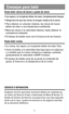 Page 77
Como batir claras de huevo a punto de nieve
• Las aspas y el recipiente deben de estar completamente limpios.
• Asegúrese de que las claras no tengan residuo de la yema.
• Para obtener un volumen máximo, las claras de huevo
deben de estar a una temperatura ambiental.
• Bata las claras a la velocidad máxima, hasta obtener la
consistencia deseada.
• El tiempo de batido varía con la frescura de los huevos.
Como batir crema
• La crema, las aspas y el recipiente deben de estar fríos.
• Inicie el batido a la...