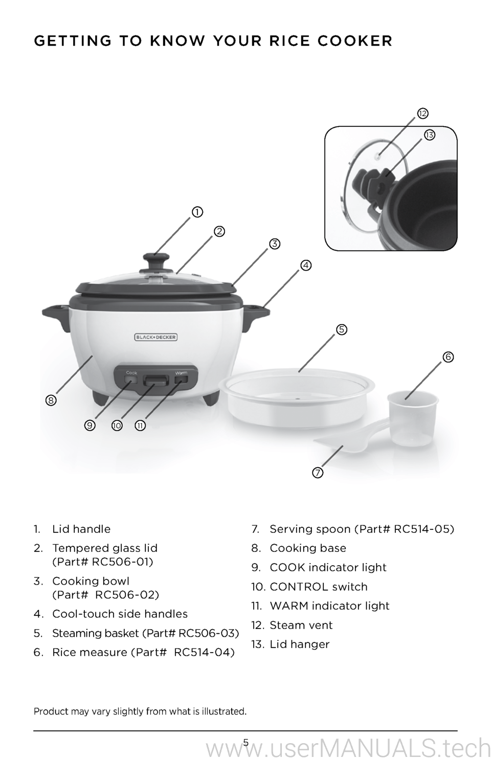 black and decker rice cooker rc506 user manual black and decker rice cooker rc506 user manual