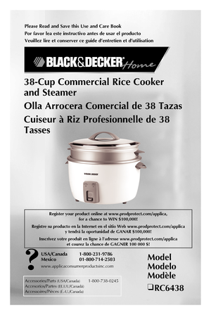 Black And Decker Cup At A Time User Manual