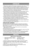 Page 12CONSEJOS
RECETAS
1. Obtenga mejores resultados llenando la olla por lo menos hasta la mitad. Trate de no exceder
un total de 12 tazas (2.9l) o sea 3⁄4de capacidad, 2 pulgadas de la superficie de la olla.
2. Nunca use el recipiente de barro para almacenar alimentos en la refrigeradora de un día para otro.
De lo contrario la olla demorará mucho tiempo en calentarse para iniciar el proceso de cocción.
3. Cuando cocine a la temperatura “HI” (alta) retire la tapa ocasionalmente para remover los
alimentos a...