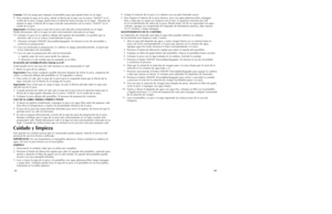 Page 814
13
Consejo:Tal vez tenga que empujar el portafiltro para que quede firme en su lugar. 
9.
Para instalar la tapa en la jarra, alinee la flecha de la tapa con la marca “ALIGN” en el
cuello de la jarra y luego, gírela hacia la derecha hasta encajar en su lugar.  Después de
apretar la tapa, la flecha de la tapa coincide nuevamente con la marca “ALIGN” en el
cuello de la jarra.
Importante:Verifique que la tapa de la jarra esté ubicada correctamente en su lugar.
Puede derramarse café si la tapa no está...