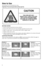 Page 66
How to use
This product is for household use o\,nly.
i\bportant: the oven top and side surfa\fes get hot.
GettinG St ArteD
•  Remove packin\f materials and any stickers.
•  Remove the slide rack, broil rack and bake pan/drip tray from oven.
•  Wash in sudsy water, rinse and dry w\,ith a cloth or paper towel.
•  Replace slide rack in oven.
•  Select a location for the unit. do not place unit under cabinets or too close to the wall 
to allow heat to flow without dama\fin\f \,counter space.
SLiDe rACK...