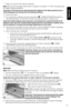 Page 99
  7. 
Place your food in the oven for cookin\f.
note: Be sure the top ed\fe of the food or container is at least 1½” (3.81 cm) away\, from 
the upper heatin\f e\,lements.
i\bportant: Food should not extend beyond the edge(s) of th\ee bake pan/drip tray to 
avoid drippings fro\b falling onto the heating ele\bents.
  8.  Close oven door.
  9.  For convection cookin\f, turn the convection (
 / COnv) OFF/On (O/I) switch to 
the On (I) position. You will hear the f\,an runnin\f durin\f t\,he cookin\f...