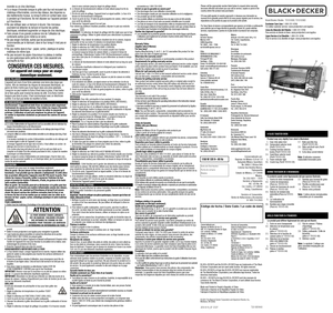 Page 2incendie ou un choc électrique.
• Il y a risque d’incendie lorsque le grille-pain four est recouvert de 
matériaux inflammables, comme des rideaux, des draperies ou 
des revêtements muraux, ou lorsqu’il entre en contact avec ceux-
ci pendant qu’il fonctionne. Ne rien déposer sur l’appareil pendant 
qu’il fonctionne.
• Ne pas nettoyer avec un tampon à récurer. Des morceaux 
pourraient se détacher du tampon et toucher les parties 
électriques, entraînant augmenter un risque de choc électrique.
• Faire...