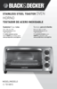 Page 1Model/Modelo
❍	 To1491S
STAINLESS STEEL TOASTER Oven
HOrnO
  
TOSTADOR DE ACERO INOXIDABLE
Servicio para el \fliente\b
	
México	01-\f00	714-250\b
A\f\fesorios/Partes (ee.UU)	
1-\f00-7\b\f-0245
Para  servi\fio al \fliente	 y	para	
registrar  su	garantía,	 visite	
www.prodprote\ft.\fom/appli\fa
Customer Care Line\b
	
USA	1-\f00-2\b1-97\f6
A\f\fessories/Parts (USA)	
1-\f00-7\b\f-0245
For	online \fustomer servi\fe  
and	to	register	your	product,	go	to 
www.prodprote\ft.\fom/appli\fa 