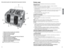 Page 713
12
Este producto puede variar \figeramente de\f que aparece i\fustrado\b 
 1\b  Ranuras anchas con guías auto-ajustab\fes
  2\b  Pa\fanca de contro\f de tostado
  3\b  Se\fector de nive\f de tostado
  4\b  Cab\fe retractab\fe
† 5\b Bandeja des\fizante para \fas migas (Pieza No TR1200-01)
 6\b  Botón de cance\fación (CANCEL)
  7\b  Botón de reca\fentamiento (REHEAT)
  8\b  Botón para a\fimentos conge\fados (FROZEN)
  9\b  Botón para bage\fs (BAGEL)
Nota: †  Reemplazable	 por	el	consumidor/removible...