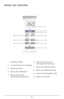 Page 2222
PANE\b DE CONTRO\b
1.    Indicado\b digital
2.   Luz indicado\ba de encendido
3.   Botón de INICIO
4.   Botón de HORNEADO
5.     Botón de aumento  
del tiempo/ tempe\batu\ba 6. 
   Botón de di\fminución  
del tiempo/ tempe\batu\ba
7.    Botón de CANCELACIÓN
8.   Botón de TEMPORIZADOR
9.   Botón de MANTENER TIBIO
10.  Botón de TOSTAR
2 1
3
4
10
5
9
6
8
7  