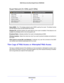 Page 75Administration75
 N900 Wireless Dual Band Gigabit Router WNDR4500
Guest Network (2.4 GHz and 5 GHz)
Name (SSID). The 11N wireless network name (SSID) used by the router. The default names 
are NETGEAR-Guest and NETGEAR-5G-Guest.
Wireless AP
. Indicates whe
 ther the radio feature of the router is enabled. If this feature is not 
enabled, the Wireless LED on the front panel is off.
Broadcast Name. Indicates whethe r the 
 router is broadcasting its SSID.
Wireless Isolation . Select this che
 ck box only...